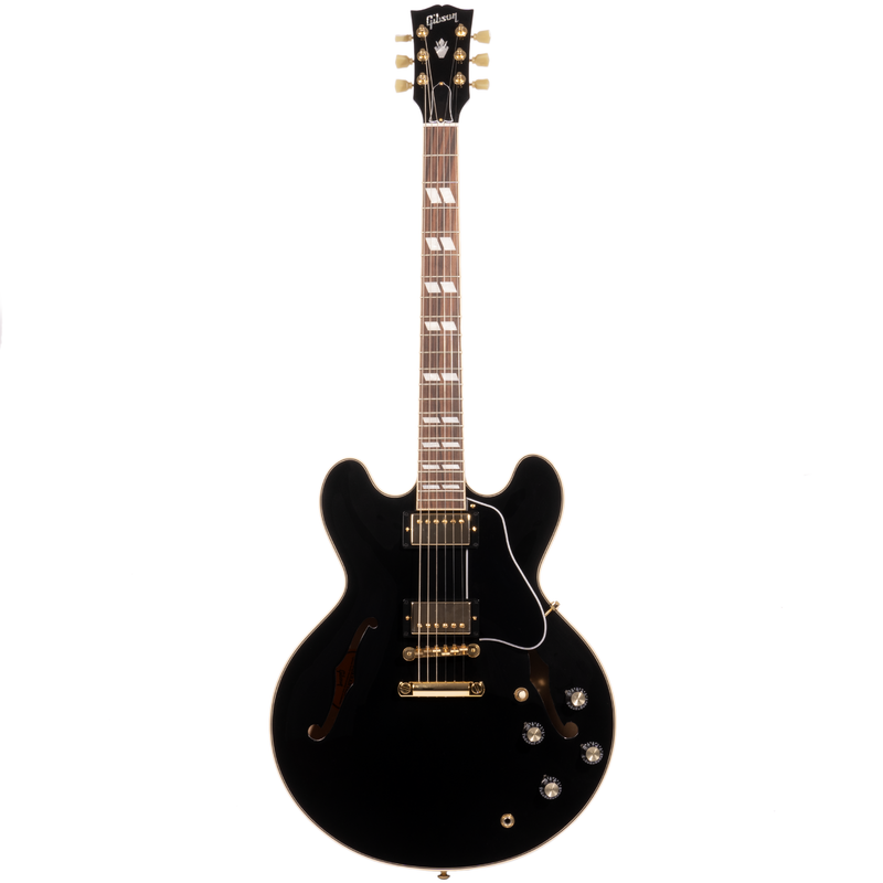 Gibson ES-345 Electric Guitar w/Gold Hardware, Ebony, VOS