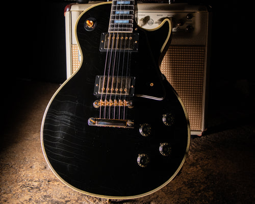 2021 Gibson Custom Shop '57 Les Paul Custom, Ebony Ultra Light Murphy Lab Aged w/ OHSC - Used