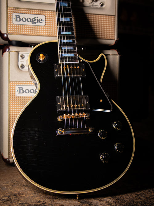 2021 Gibson Custom Shop '57 Les Paul Custom, Ebony Ultra Light Murphy Lab Aged w/ OHSC - Used