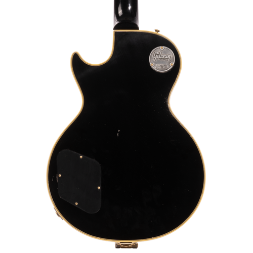 Gibson Custom Shop 1957 Les Paul Custom Reissue Electric Guitar, Murphy Lab Light Aged, Ebony