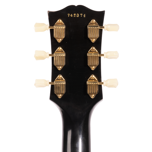 Gibson Custom Shop 1957 Les Paul Custom Reissue Electric Guitar, Murphy Lab Light Aged, Ebony