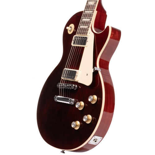 Gibson Les Paul '70s Deluxe Electric Guitar, Wine Red w/Hardshell Case