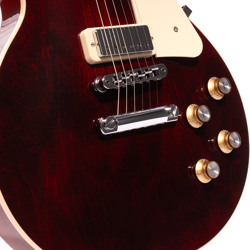 Gibson Les Paul '70s Deluxe Electric Guitar, Wine Red w/Hardshell Case