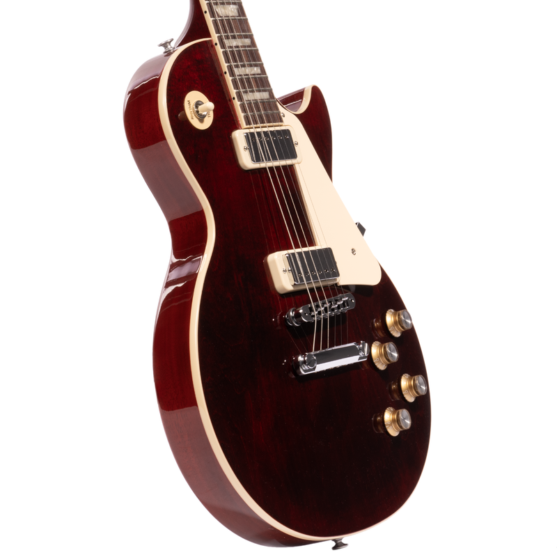 Gibson Les Paul '70s Deluxe Electric Guitar, Wine Red w/Hardshell Case