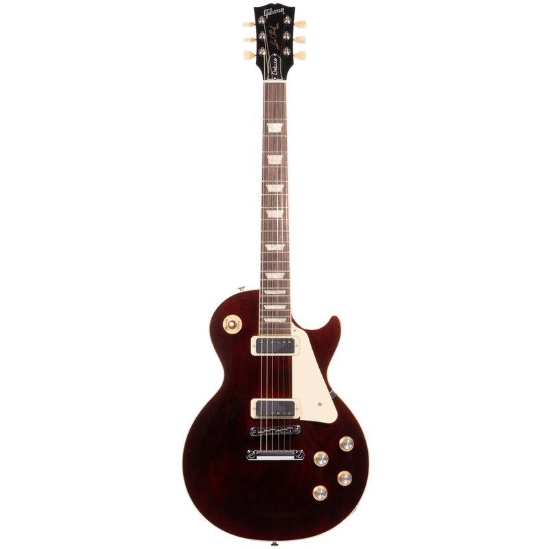 Gibson Les Paul '70s Deluxe Electric Guitar, Wine Red w/Hardshell Case