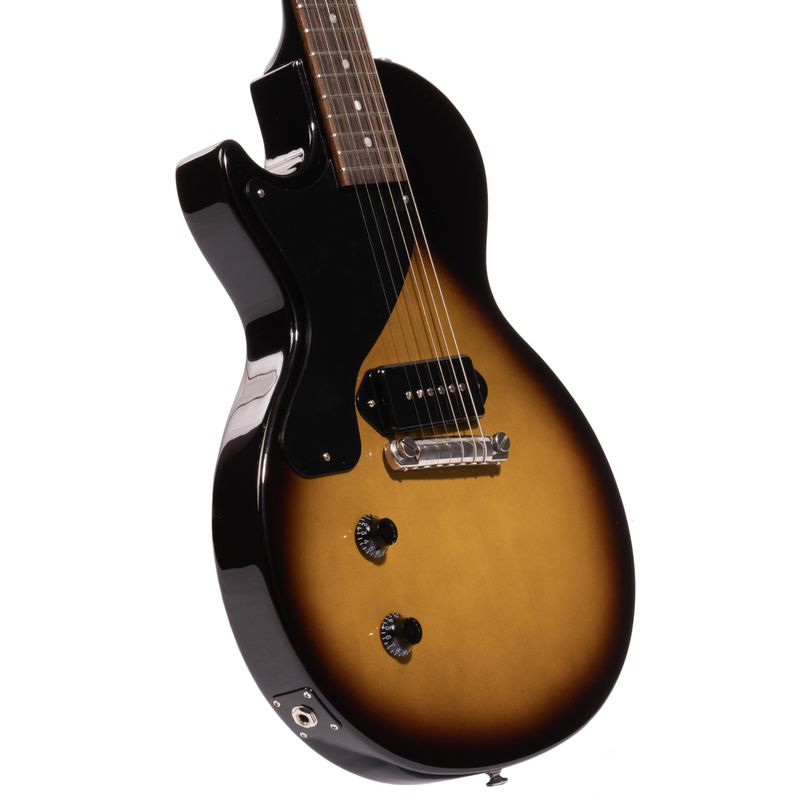 Gibson Les Paul Junior Lefty Electric Guitar, Vintage Tobacco Burst w/Hardshell Case