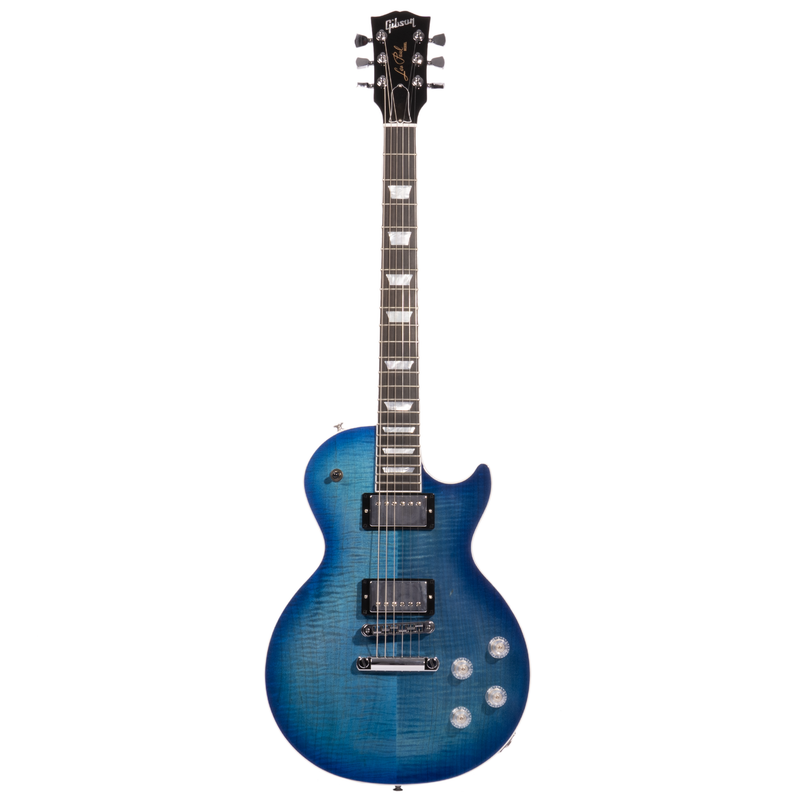 Gibson Les Paul Modern Figured Electric Guitar w/ BurstBucker Pickups, Cobalt Burst