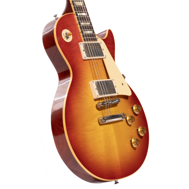 Gibson Custom Shop 1958 Les Paul Standard Reissue Electric Guitar, VOS Washed Cherry Sunburst
