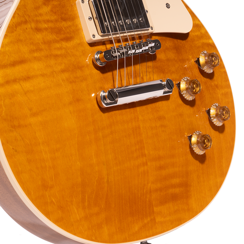 Gibson Les Paul Standard ‘50s Figured Top Electric Guitar, Honey Amber