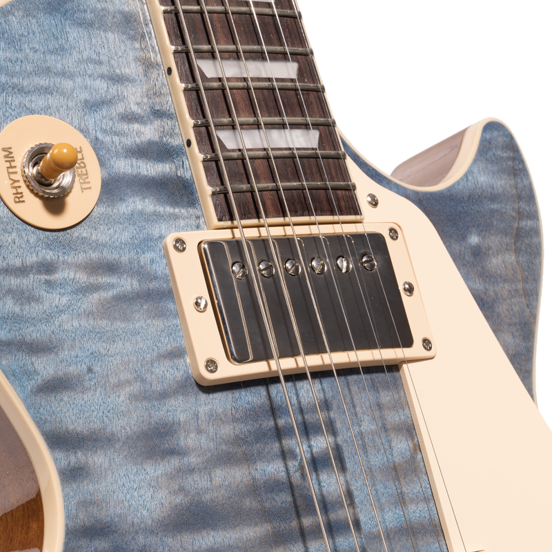 Gibson Les Paul Standard ‘50s Figured Top Electric Guitar, Ocean Blue