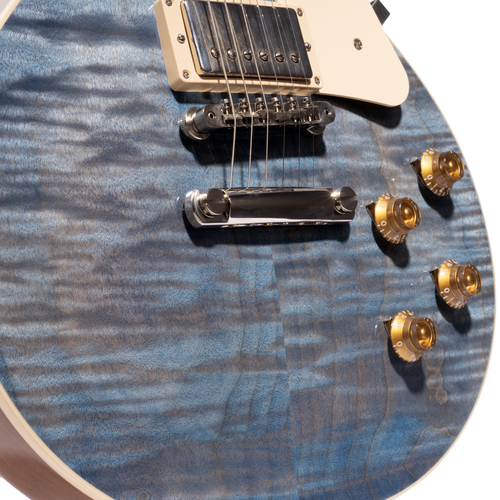 Gibson Les Paul Standard ‘50s Figured Top Electric Guitar, Ocean Blue