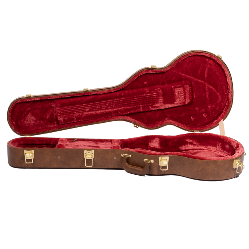 Gibson Les Paul Standard ‘50s Figured Top Electric Guitar, Translucent Fuchsia