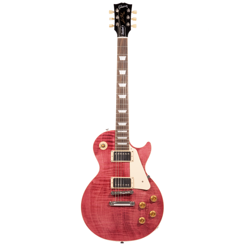 Gibson Les Paul Standard ‘50s Figured Top Electric Guitar, Translucent Fuchsia