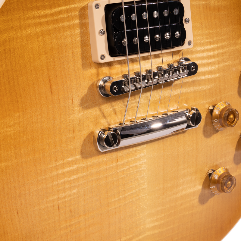 Gibson Les Paul Standard 50s Faded Electric Guitar, Vintage Honey Burst w/ Hardshell Case