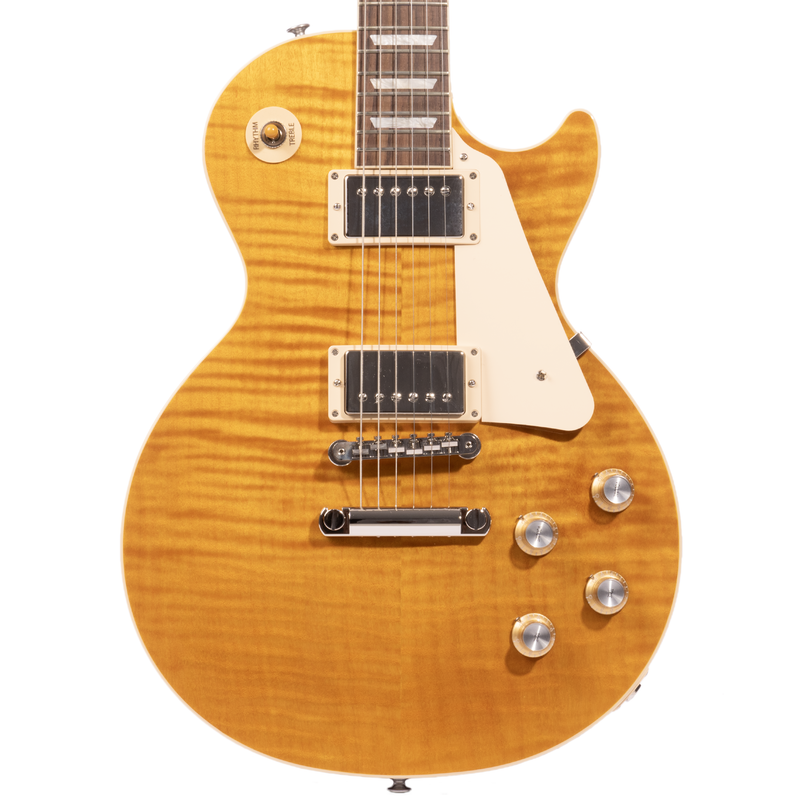 Gibson Les Paul Standard ‘60s Figured Top Electric Guitar, Honey Amber