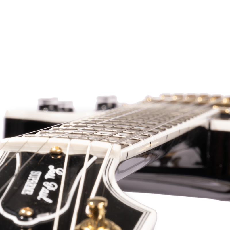 Gibson Les Paul Supreme Electric Guitar, AAA Flame Maple Top, Ebony Burst