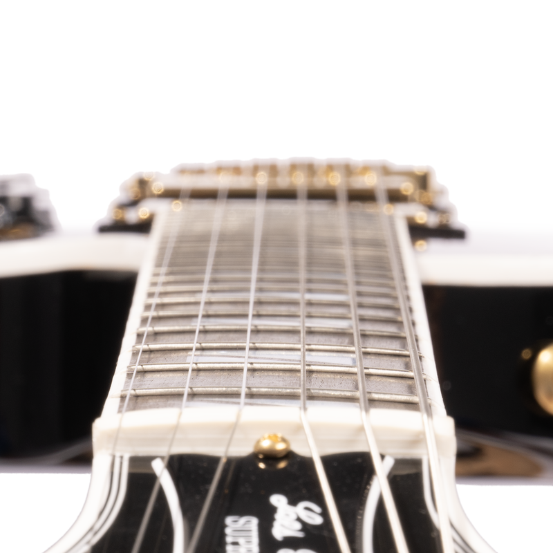 Gibson Les Paul Supreme Electric Guitar, AAA Flame Maple Top, Ebony Burst