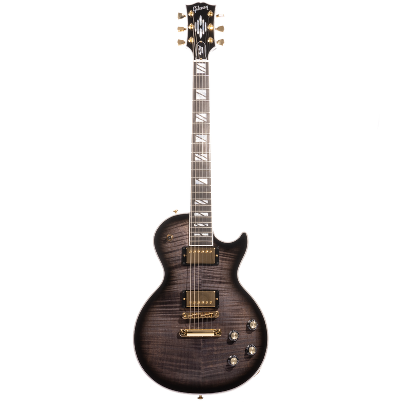 Gibson Les Paul Supreme Electric Guitar, AAA Flame Maple Top, Ebony Burst