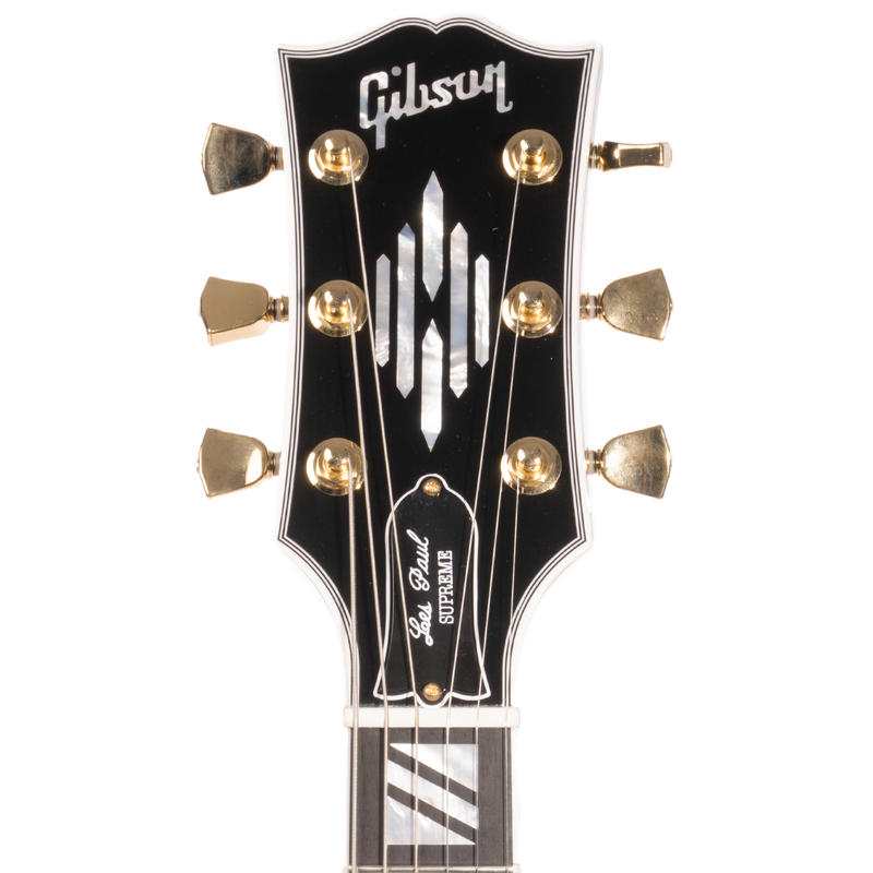 Gibson Les Paul Supreme Electric Guitar, AAA Flame Maple Top, Ebony Burst