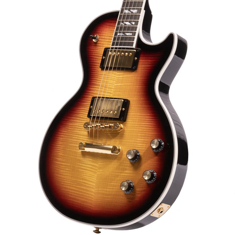 Gibson Les Paul Supreme Electric Guitar, AAA Flame Maple Top, Fireburst