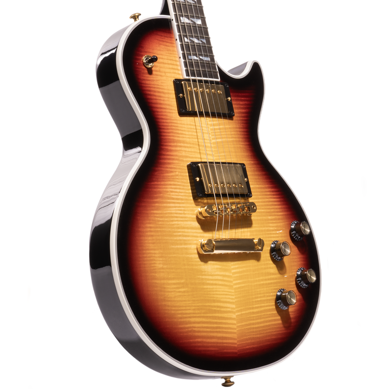 Gibson Les Paul Supreme Electric Guitar, AAA Flame Maple Top, Fireburst