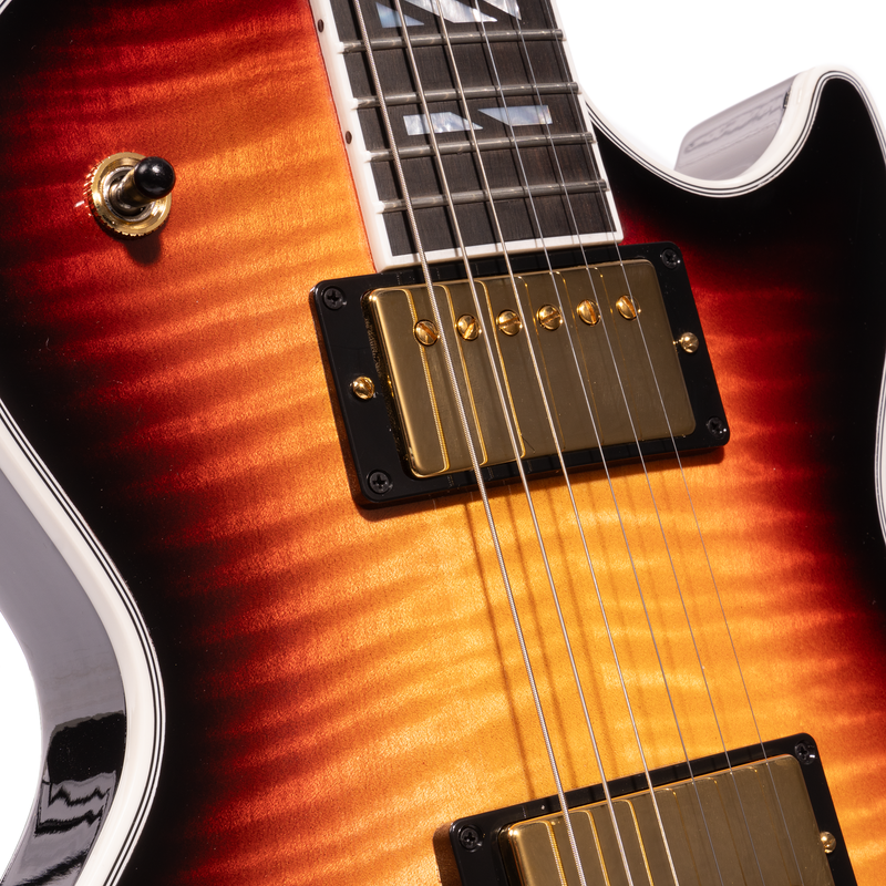 Gibson Les Paul Supreme Electric Guitar, AAA Flame Maple Top, Fireburst