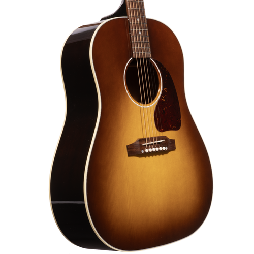 Gibson J-45 Standard Acoustic/Electric Guitar, Adirondack Red Spruce Top, Honeyburst w/Case