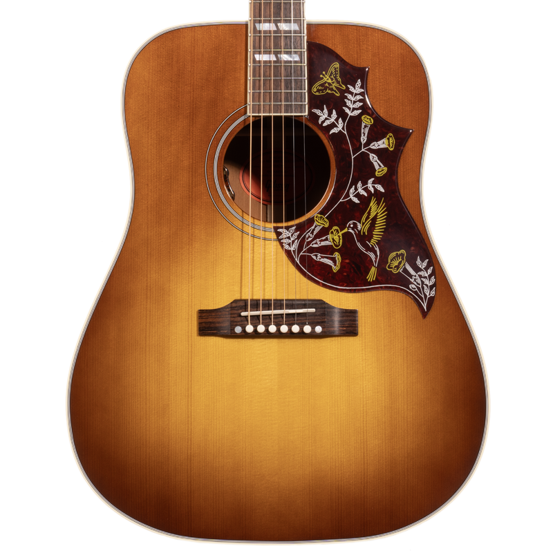 Gibson Hummingbird Standard Acoustic/Electric Guitar, Adirondack Red Spruce, Honeyburst  w/Case