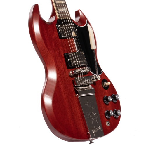 Gibson SG Standard ’61 Faded Maestro Vibrola Electric Guitar, Vintage Cherry