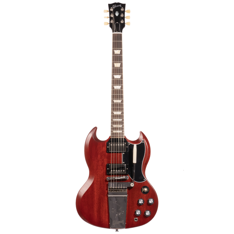 Gibson SG Standard ’61 Faded Maestro Vibrola Electric Guitar, Vintage Cherry