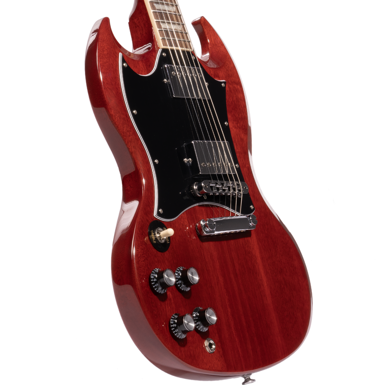 Gibson SG Standard Electric Guitar, Left-handed, Heritage Cherry with Hardshell Case