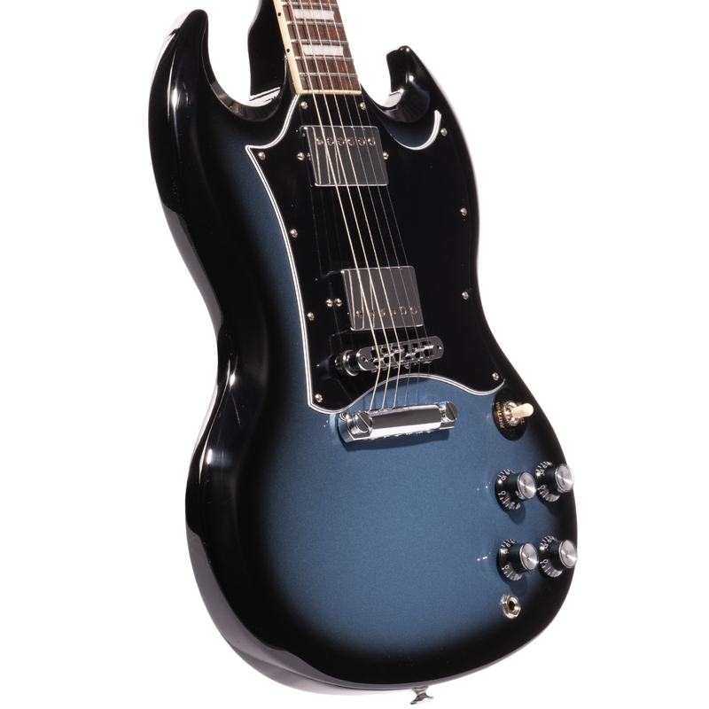 Gibson SG Standard Custom Color Electric Guitar, Pelham Blue Burst