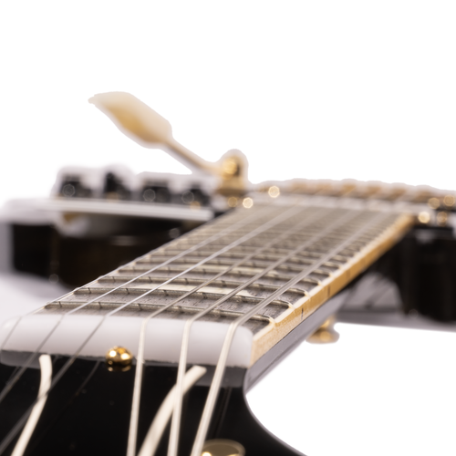 Gibson Custom Shop 1964 SG Standard Maestro Electric Guitar, TV Black Gold Gloss