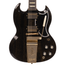 Gibson Custom Shop 1964 SG Standard Maestro Electric Guitar, TV Black Gold Gloss