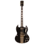 Gibson Custom Shop 1964 SG Standard Maestro Electric Guitar, TV Black Gold Gloss