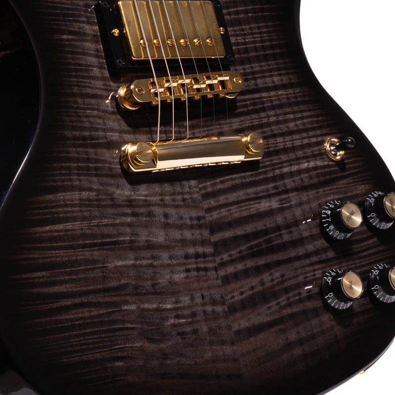 Gibson SG Supreme Electric Guitar, Translucent Ebony Burst