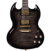 Gibson SG Supreme Electric Guitar, Translucent Ebony Burst