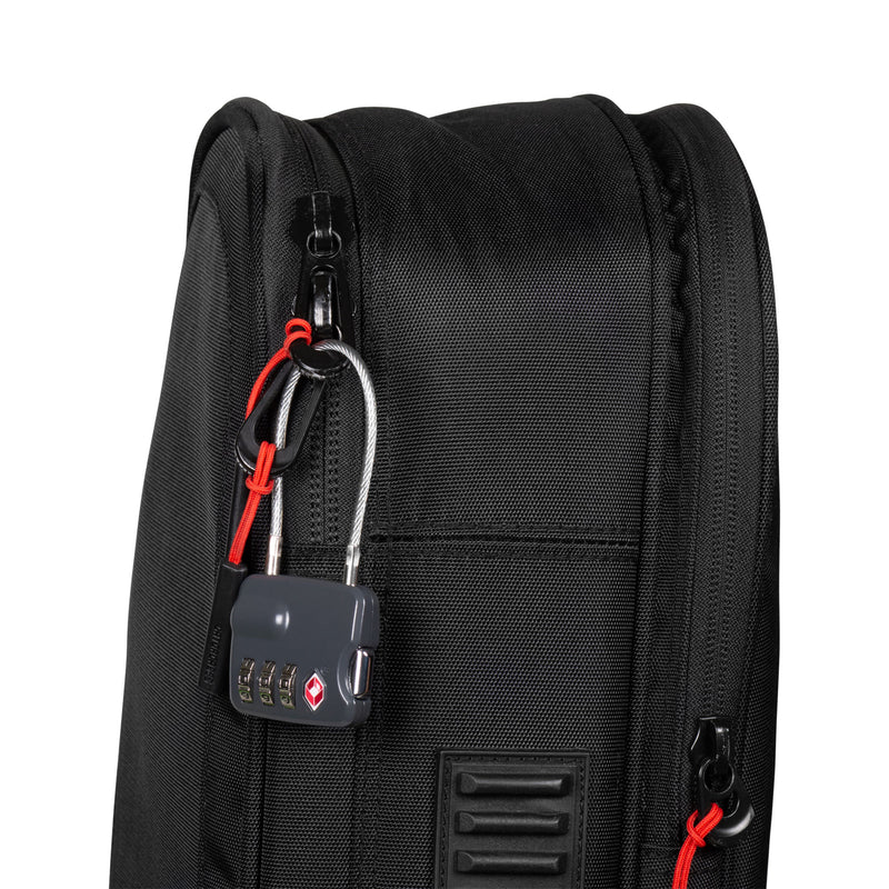Gator Cases Icon Series Gig Bag For Electric Bass Guitars, Black with Red Interior