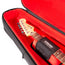 Gator Cases Icon Series Gig Bag For Electric Guitars, Black with Red Interior