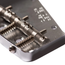 Music City Bridge Groove Master Saddles for Tele, Stainless Steel, Polished