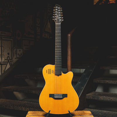2021 Godin A12 12-String Acoustic-Electric Guitar, Natural w/OGB - Used
