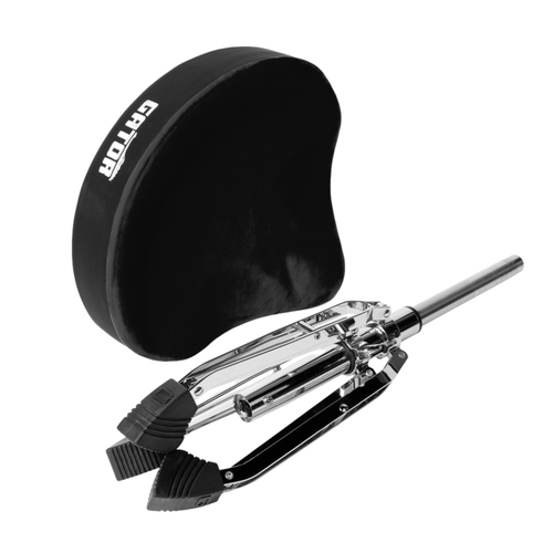 Gator Cases Air Glide Saddle Seat Drum Throne, Black