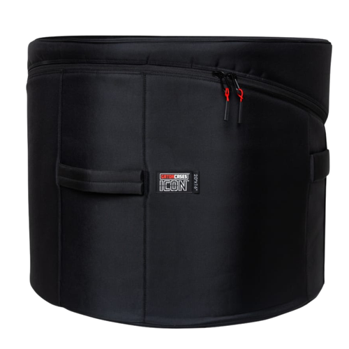 Gator Cases Icon Series 20x16" Bass Drum Bag, Black