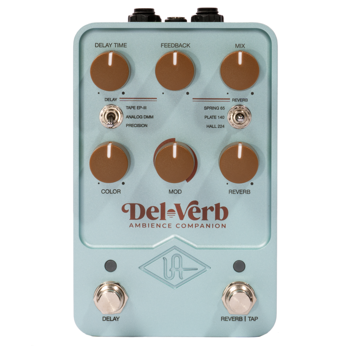 ギター Del-Verb Ambience Companion Universal Audio Del-Verb Ambience Companion Stereo Effect Pedal