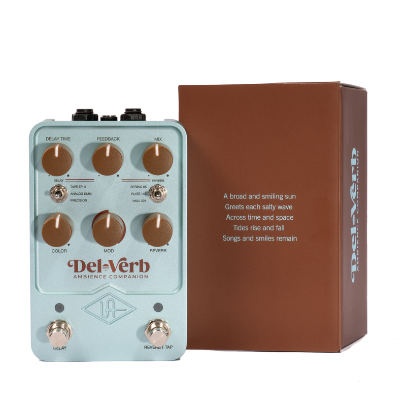 Universal Audio Del-Verb Ambience Companion Stereo Effect Pedal