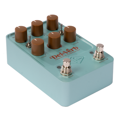 Universal Audio Del-Verb Ambience Companion Stereo Effect Pedal Universal Audio Del-Verb Ambience Companion Stereo Effect Pedal