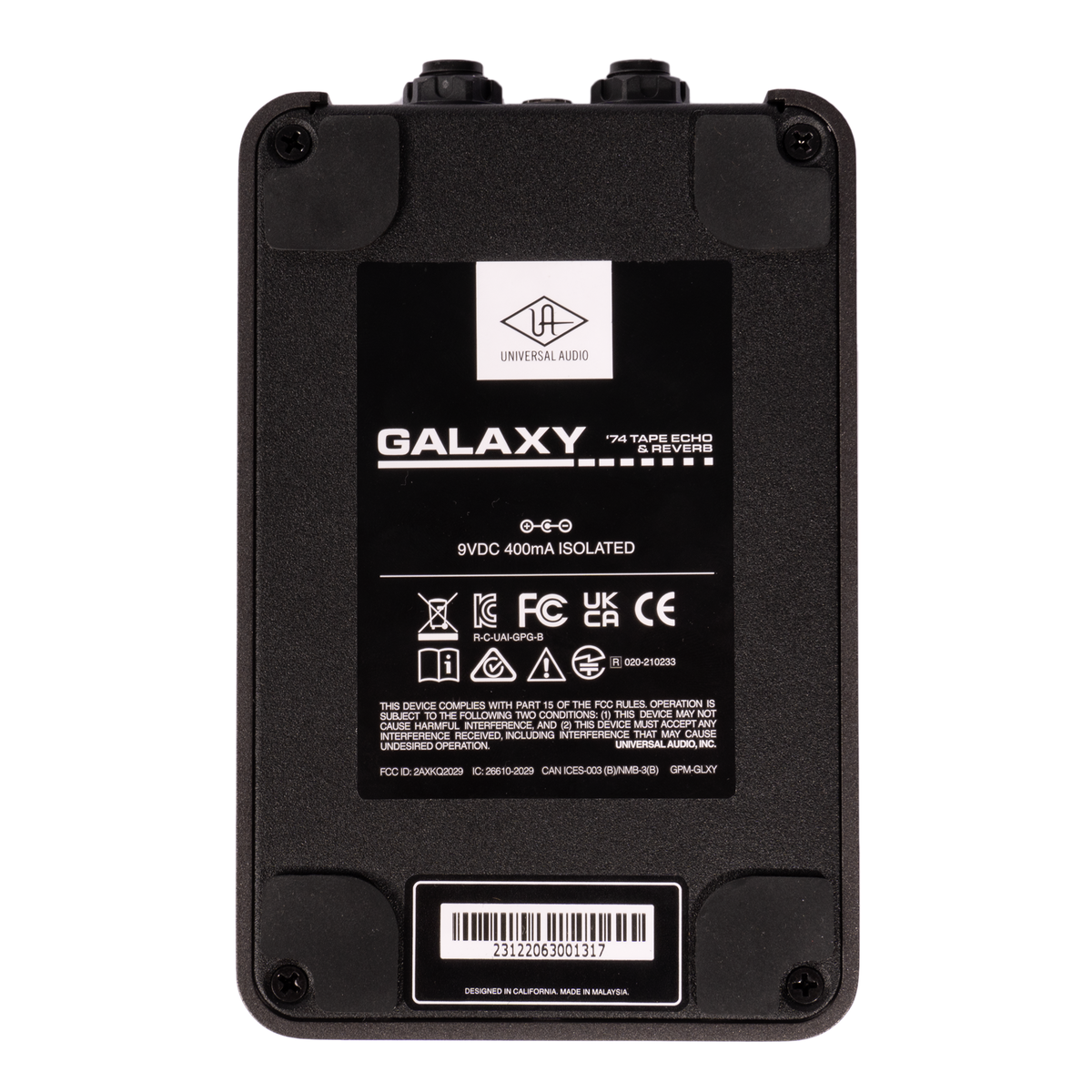 Universal Audio Galaxy '74 Tape Echo and Reverb Effect Pedal