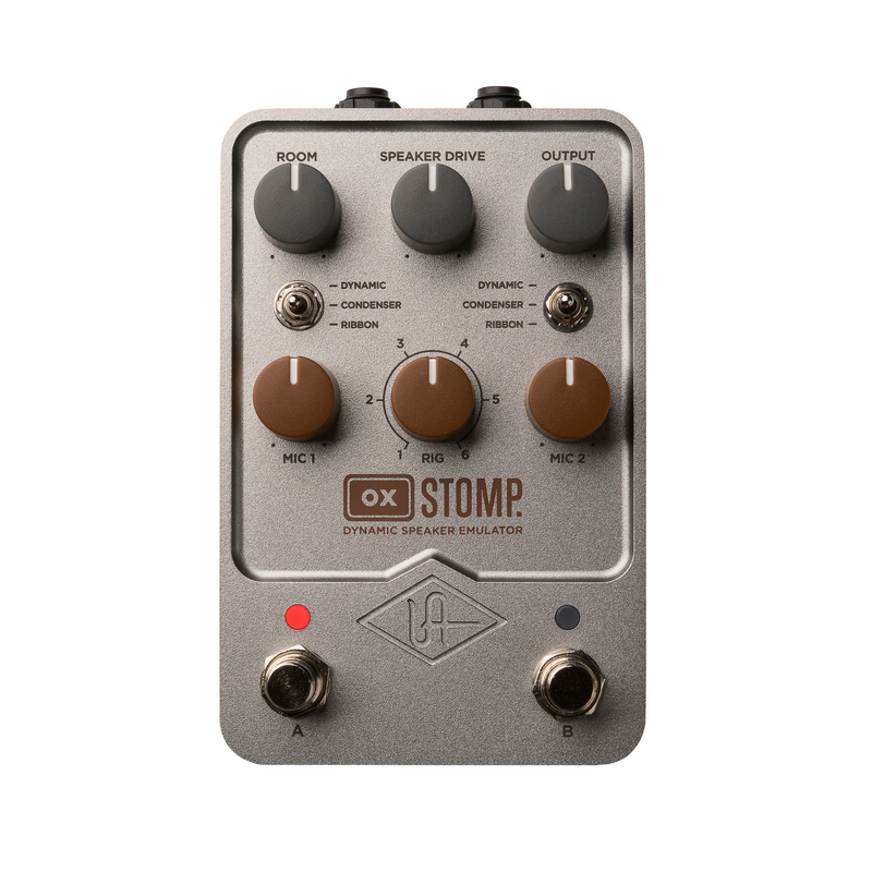 Universal Audio UAFX OX Stomp Dynamic Speaker Emulator Effect Pedal