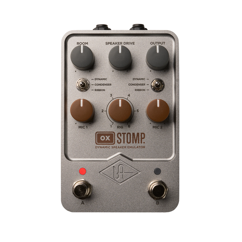 speaker simulator pedal Universal Audio OX Stomp Dynamic Speaker Emulator Effect Pedal