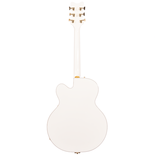 Gretsch G6136TG Players Edition Falcon Hollow Body Electric Guitar, Ebony, White